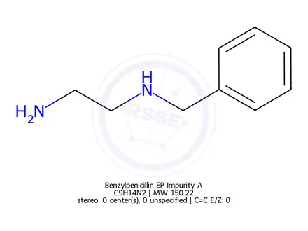 Chemical structure of Benzylpenicillin EP Impurity A