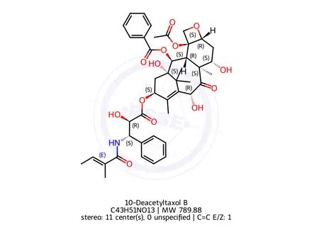 Chemical structure of Cabazitaxel Impurity 33
