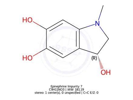 Chemical structure of Epinephrine Impurity 7