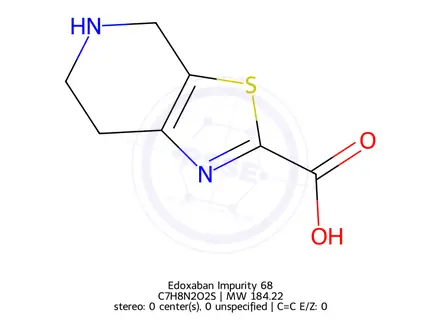 Chemical structure of Edoxaban Impurity 68(Hydrochloride)