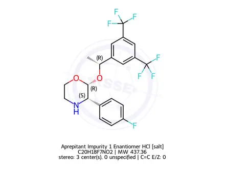 Chemical structure of Aprepitant Impurity 48