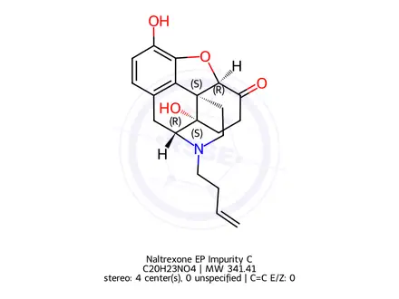 Chemical structure of Naltrexone EP Impurity C