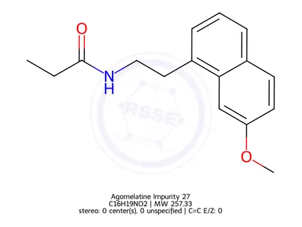 Chemical structure of Agomelatine Impurity 27