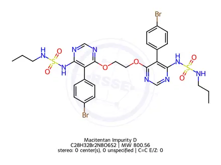 Chemical structure of Macitentan Impurity D