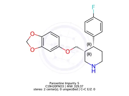 Chemical structure of Paroxetine Impurity 5