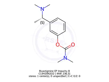 Chemical structure of Rivastigmine EP Impurity B