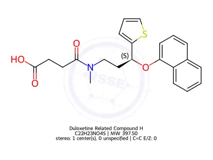 Chemical structure of Duloxetine Impurity 12