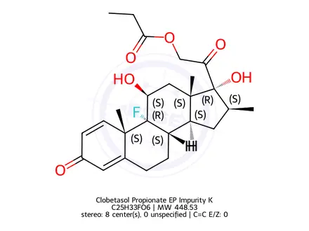 Chemical structure of Betamethasone EP Impurity C