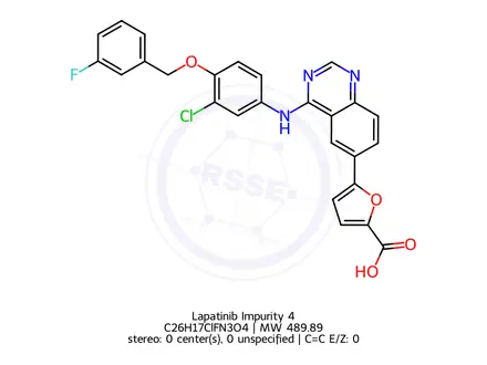 Chemical structure of Lapatinib Impurity 4