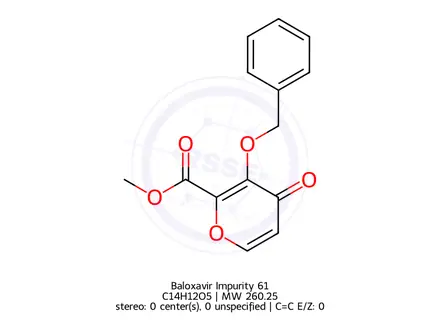 Chemical structure of Baloxavir Impurity 61