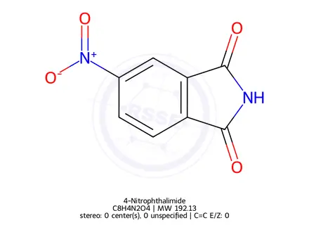Chemical structure of 4-Nitrophthalimide