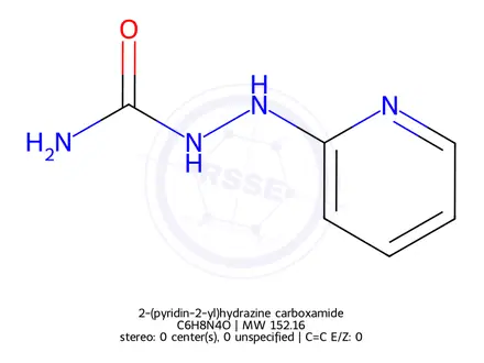 Chemical structure of 2-(pyridin-2-yl)hydrazine carboxamide