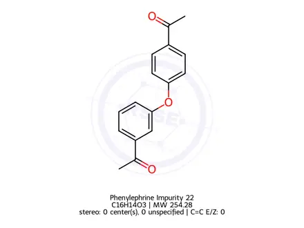 Chemical structure of 1-(3-(4-acetylphenoxy)phenyl)ethanone