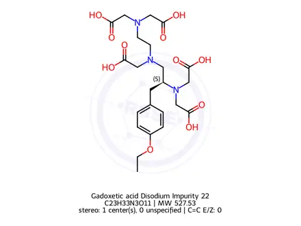 Chemical structure of Gadoxetic acid Disodium Impurity 22