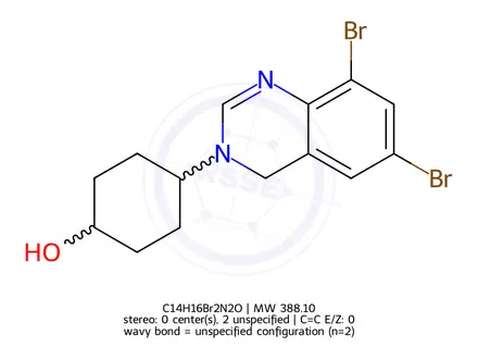 Chemical structure of Ambroxol Impurity 6
