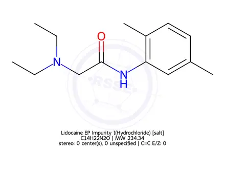Chemical structure of Lidocaine EP Impurity J(Hydrochloride)