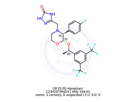 Chemical structure of Aprepitant Impurity 22