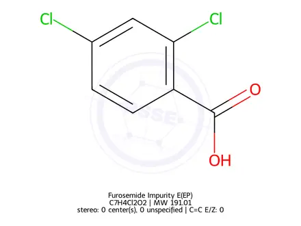 Chemical structure of Furosemide Impurity E(EP)