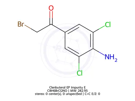 Chemical structure of Clenbuterol Impurity E