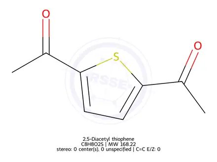 Chemical structure of 2,5-Diacetyl thiophene