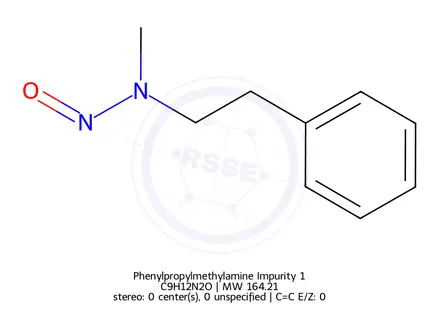 Chemical structure of Phenylpropylmethylamine Impurity 1