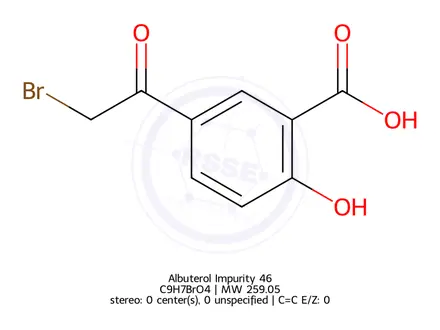 Chemical structure of Albuterol Impurity 46