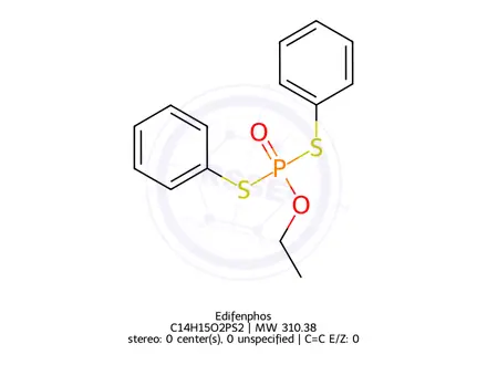 Chemical structure of Edifenphos