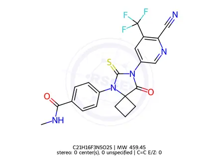 Chemical structure of Apalutamide Impurity 16