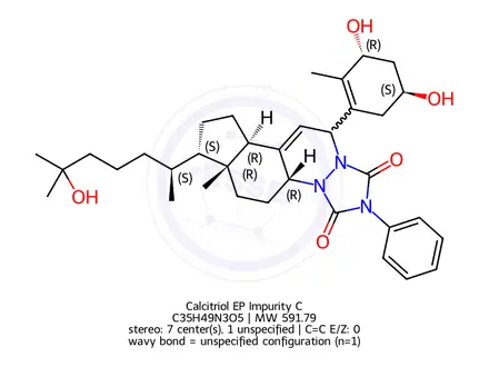 Chemical structure of Calcitriol EP Impurity C