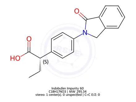 Chemical structure of Indobufen Impurity 60