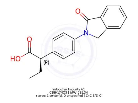 Chemical structure of Indobufen Impurity 61
