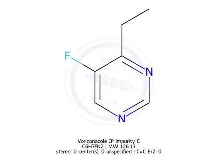 Chemical structure of Voriconazole EP Impurity C