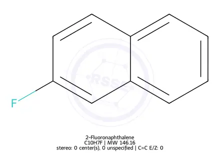 Chemical structure of 2-Fluoronaphthalene