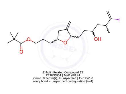 Chemical structure of Eribulin Related Compound 13