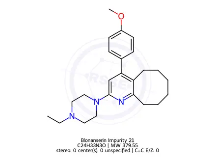 Chemical structure of Blonanserin Impurity 21