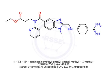 Chemical structure of Dabigatran impurity C
