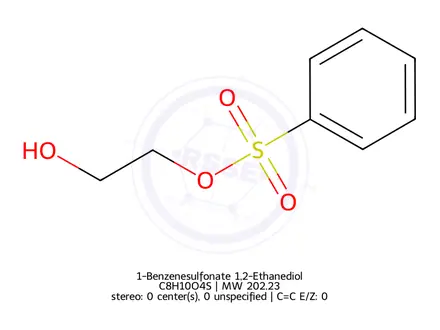 Chemical structure of 1-Benzenesulfonate 1,2-Ethanediol