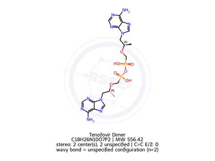 Chemical structure of Tenofovir Alafenamide Impurity 44