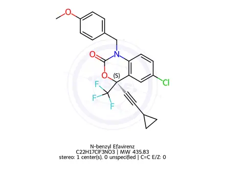 Chemical structure of Efavirenz Impurity 15