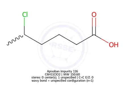 Chemical structure of Apixaban Impurity 116