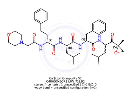 Chemical structure of Carfilzomib Impurity 52