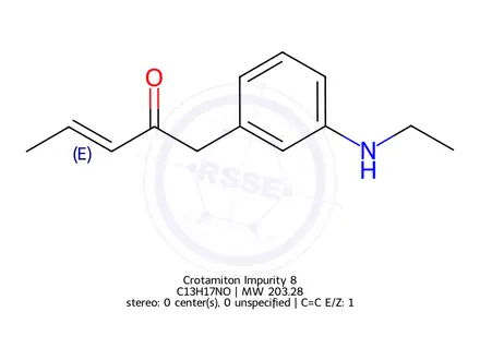 Chemical structure of Crotamiton Impurity 8