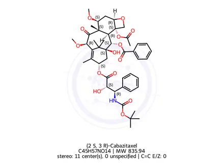 Chemical structure of Cabazitaxel Impurity 8