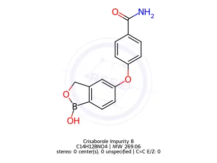 Chemical structure of Crisaborole Impurity 8