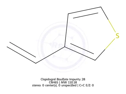 Chemical structure of Clopidogrel Bisulfate Impurity 28