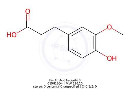 Chemical structure of Ferulic Acid Impurity 3