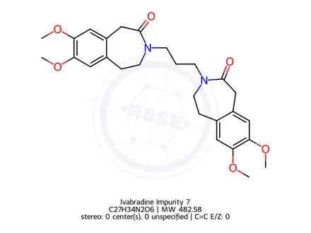 Chemical structure of Ivabradine Impurity 7