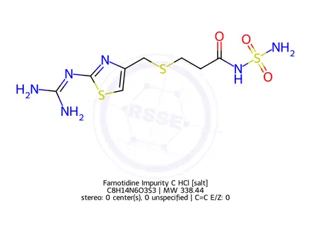 Chemical structure of Famotidine Impurity C(EP)