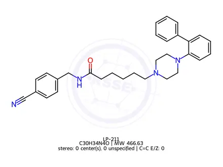 Chemical structure of LP-211