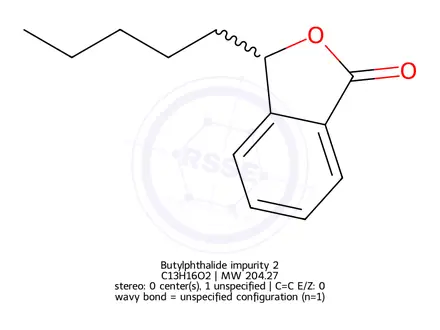 Chemical structure of Butylphthalide impurity 2